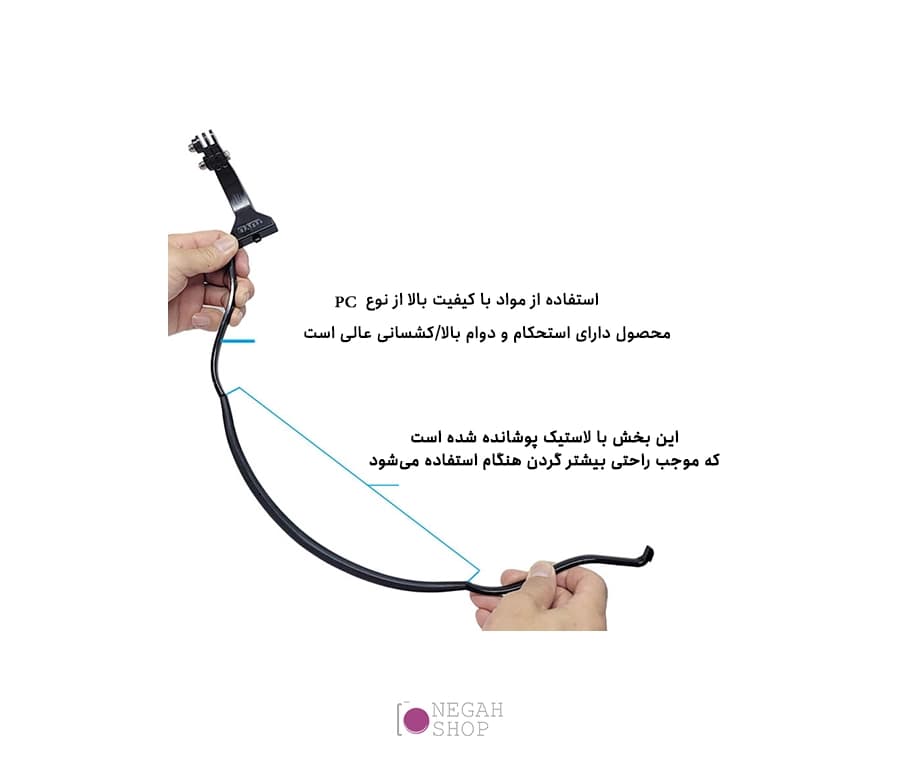 هولدر گردنی موبایل و دوربین ورزشی با مانت عمودی Tuyu — تصویر ۶