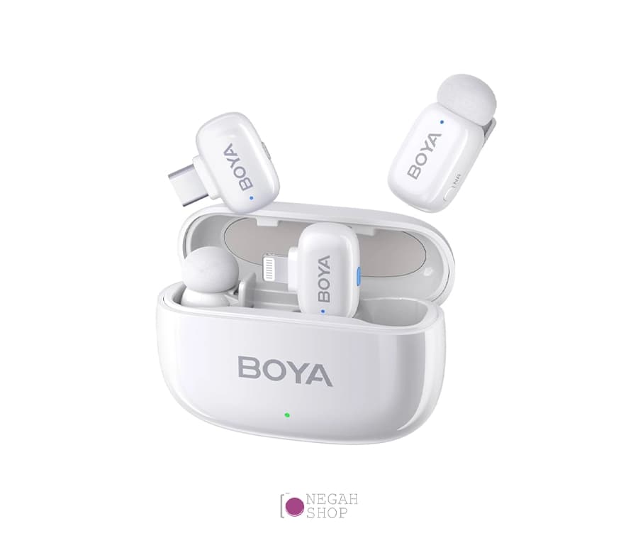 میکروفون بی سیم بویا Boya Mini 13 Combo سفید