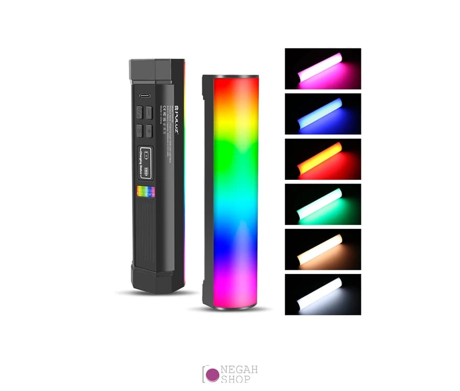 باتوم لایت مگنتی پلوز Puluz PU4138 RGB LED