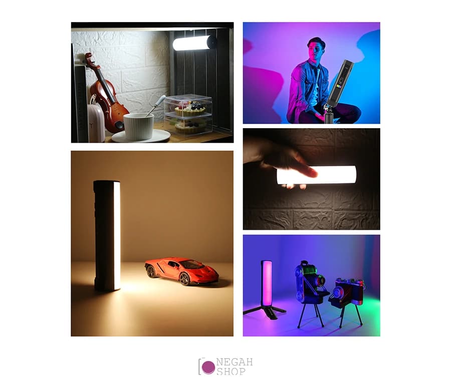 باتوم لایت مگنتی پلوز Puluz PU4138 RGB LED — تصویر ۷