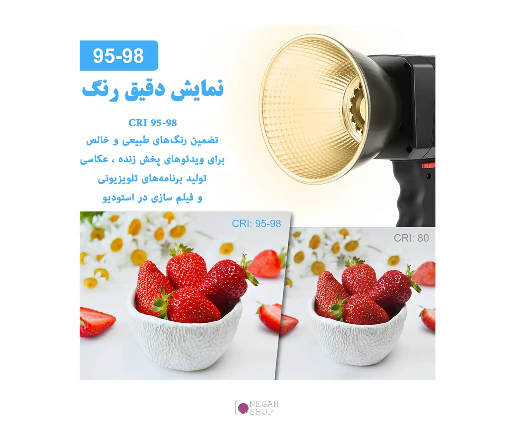 ویدیو لایت پلوز Puluz PU4119B — تصویر ۶