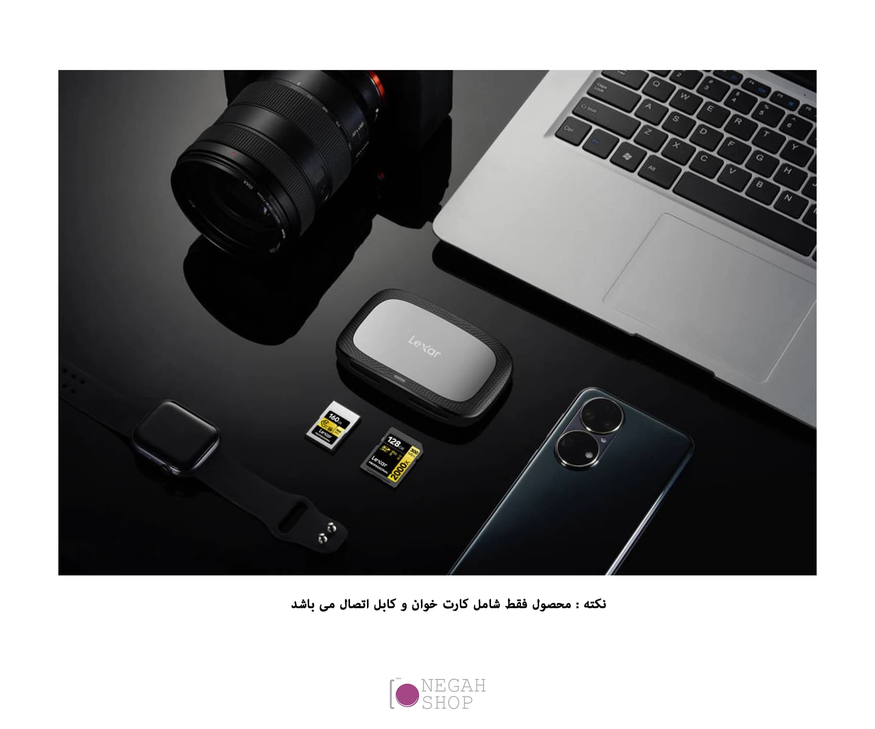 کارت خوان Lexar CFexpress Type A / SD USB 3.2 Gen 2 Reader — تصویر ۶