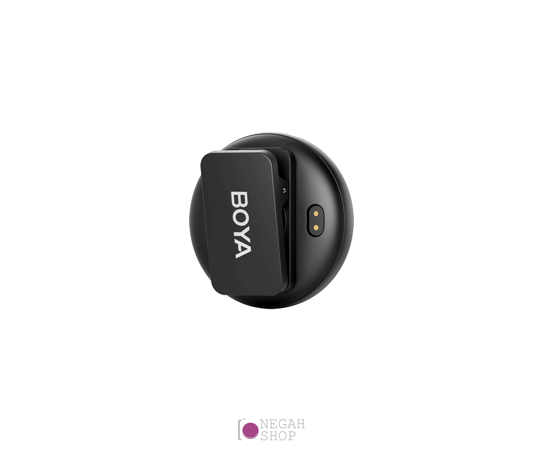 میکروفون بی سیم دو کاناله Boya Omic-U Type C مشکی — تصویر ۴