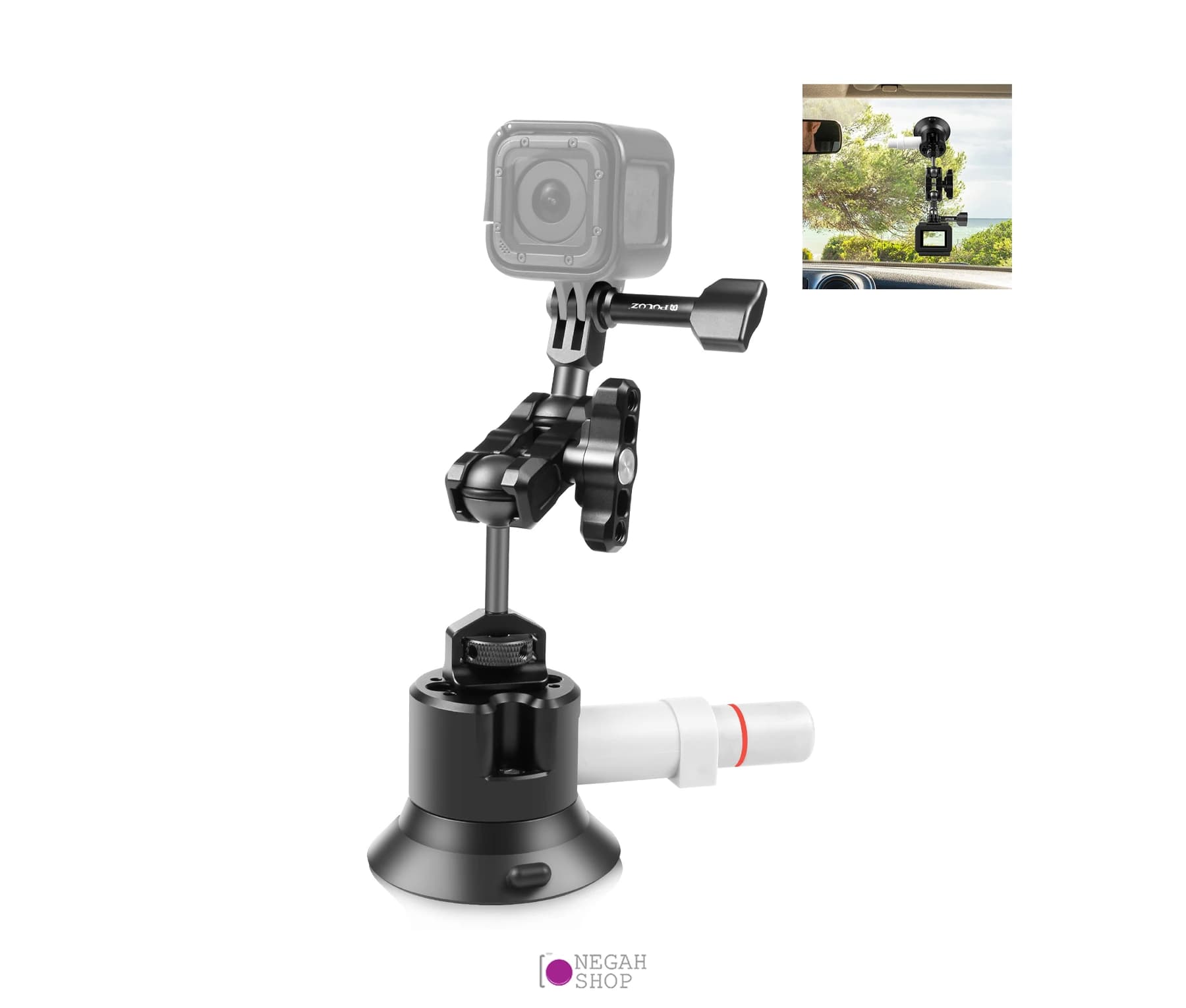 ساکشن بازودار دوربین ورزشی پلوز مدل Puluz PU845B