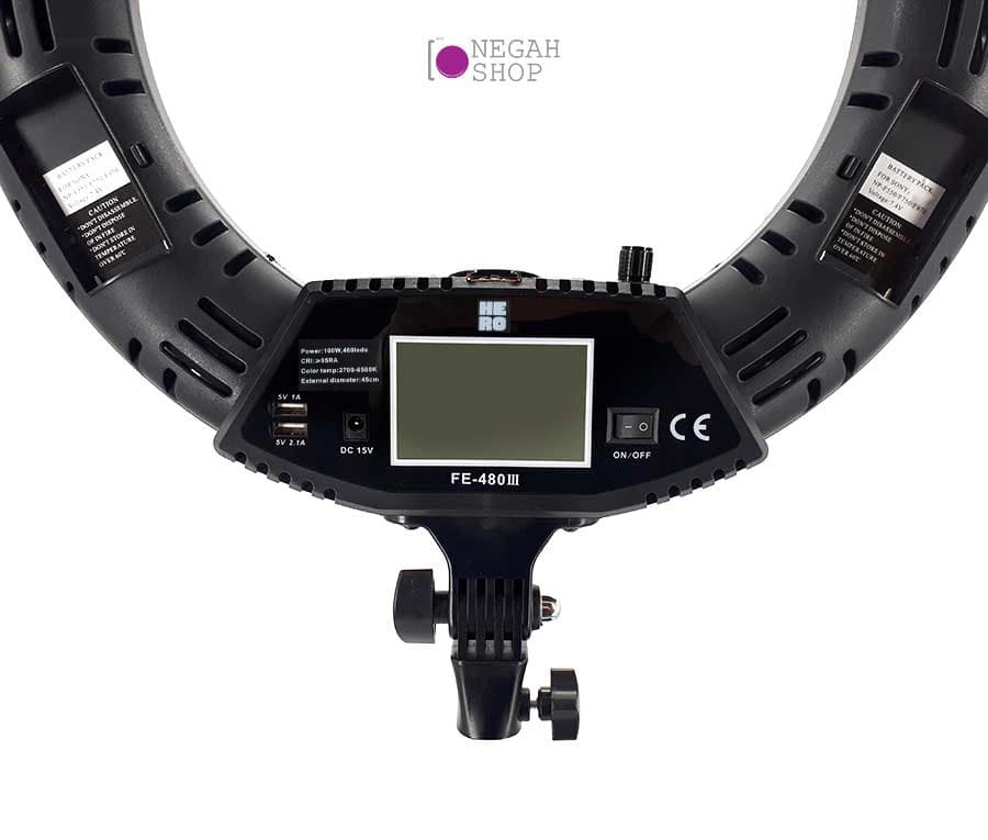 رینگ لایت عکاسی Hero Ring Light FE-480 III — تصویر ۳