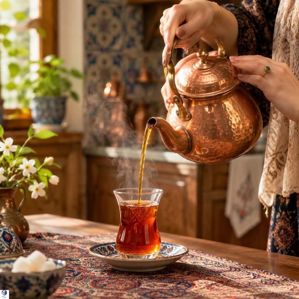 چای قلم بهاره لاهیجان200 گرمی سالم یاب | خرید چای سیاه سنتی اصیل و ارگانیک شمال — تصویر ۴