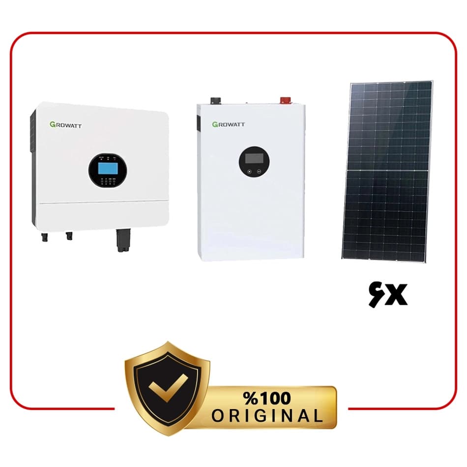 پکیج 6 کیلووات برق خورشیدی اقتصادی پرو