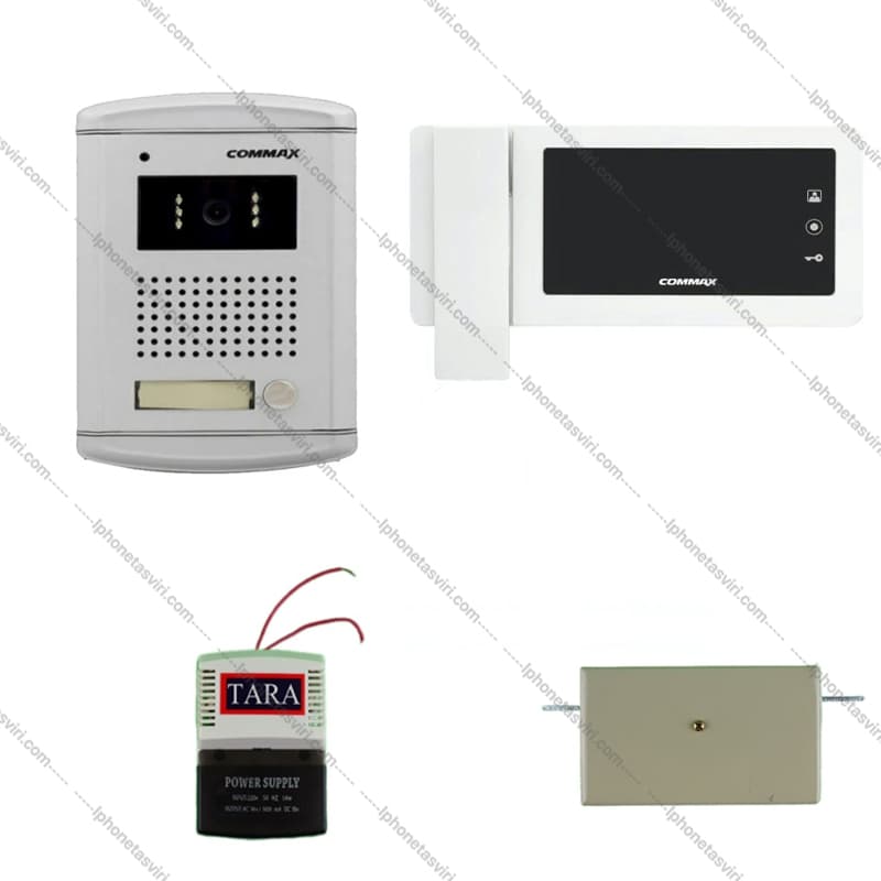 پک آماده نصب آیفون تصویری کوماکس تک واحدی با مانیتور CDV-43N و پنل 4CA