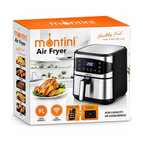 سرخ کن ۹ لیتری وای فای دار مونتینی مدل WF-COMFORT8101 — تصویر ۴