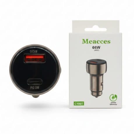 شارژر فندکی پرسرعت 66w c100t
