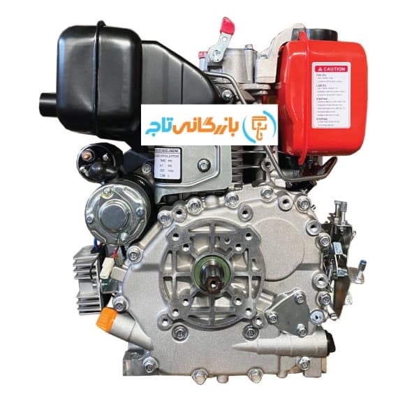 موتور تک دیزلی کاما 10 اسب بخار مدل KM186FA9E استارتی — تصویر ۲
