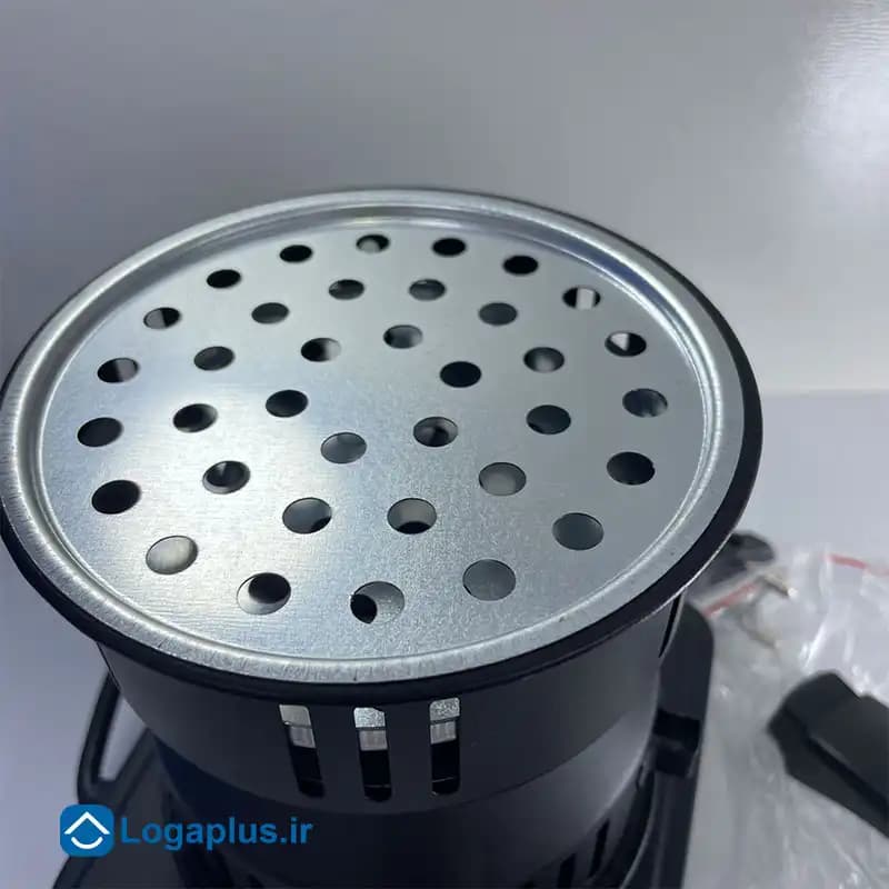 زغال سوز برقی طرح عربی مدل THP-2 با دسته عایق 1000 وات — تصویر ۳