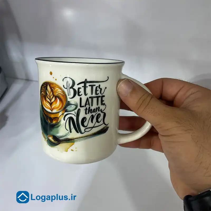 ماگ نیو بن‌ چین طرح Better Latte برند Saida — تصویر ۲