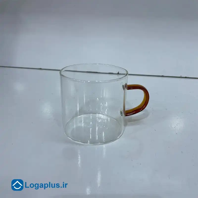 ست 6 عددی لیوان پیرکس دسته قهوه‌ای آنتی‌شوک — تصویر ۴