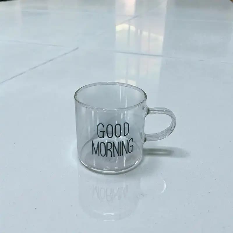 لیوان پیرکس Good Morning آنتی‌شوک 6 عددی
