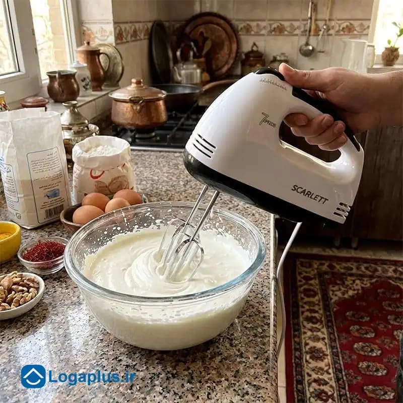 همزن برقی دستی 7 سرعته اسکارلت مدل HE-133 — تصویر ۷
