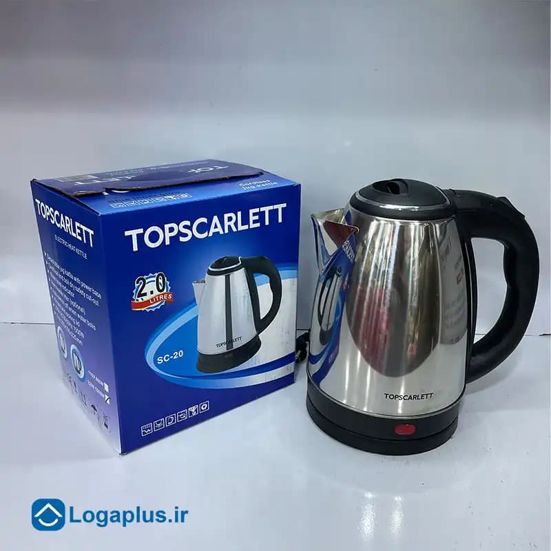 کتری برقی استیل 2 لیتری اسکارلت مدل SC-20 — تصویر ۲