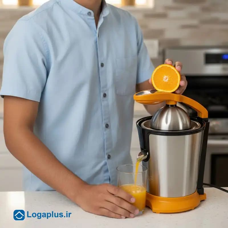 آب مرکبات‌گیر برقی و اهرمی راف مدل R.6230 با موتور 180 وات — تصویر ۶