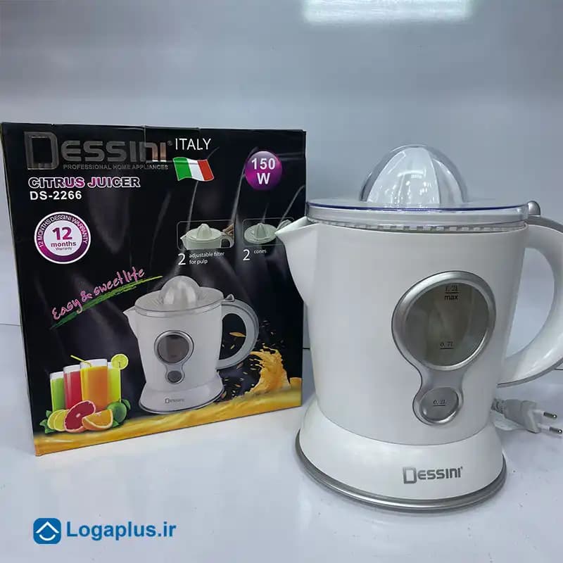 آب مرکباتگیر برقی دسینی مدل DS-2266 ظرفیت ۱.۲ لیتر ۱۵۰ وات — تصویر ۳