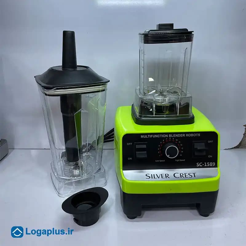 مخلوط کن و آسیاب صنعتی 2 کاره سیلور کرست مدل SC-1589 توان 4500 وات — تصویر ۳