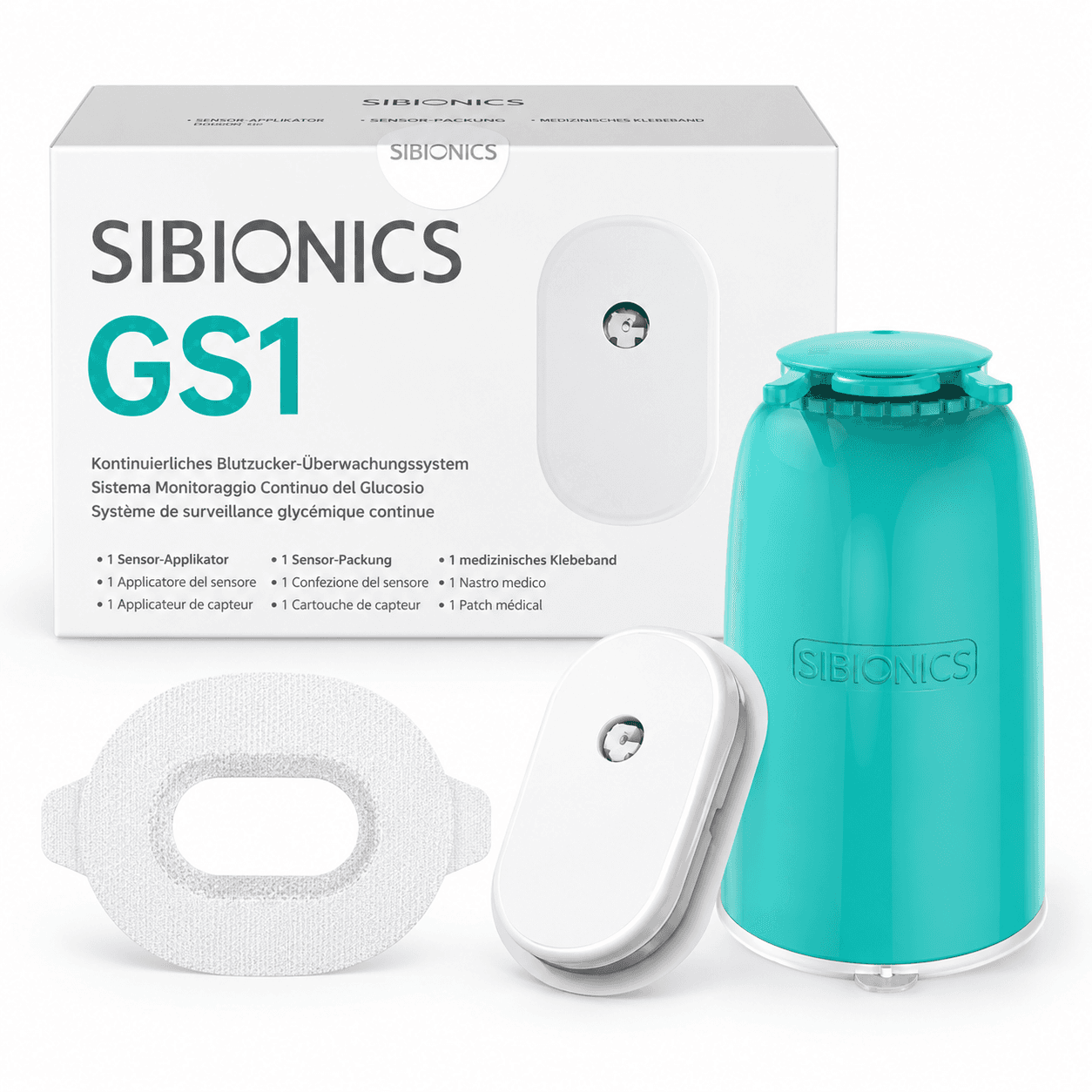 سنسور پایش مداوم قند خون سایبایونیکس SIBIONICS مدل GS1 CG