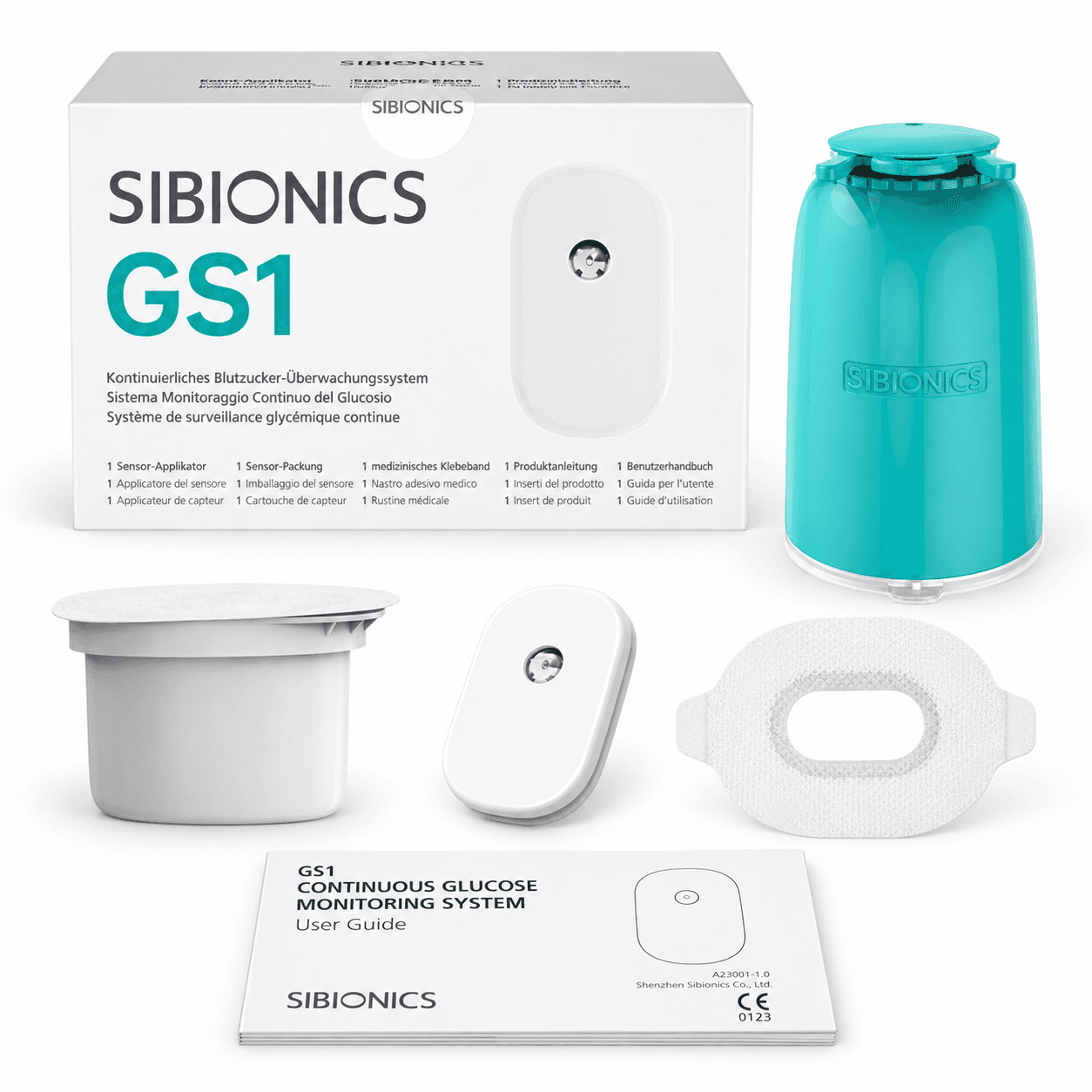 سنسور پایش مداوم قند خون سایبایونیکس SIBIONICS مدل GS1 CG — تصویر ۳