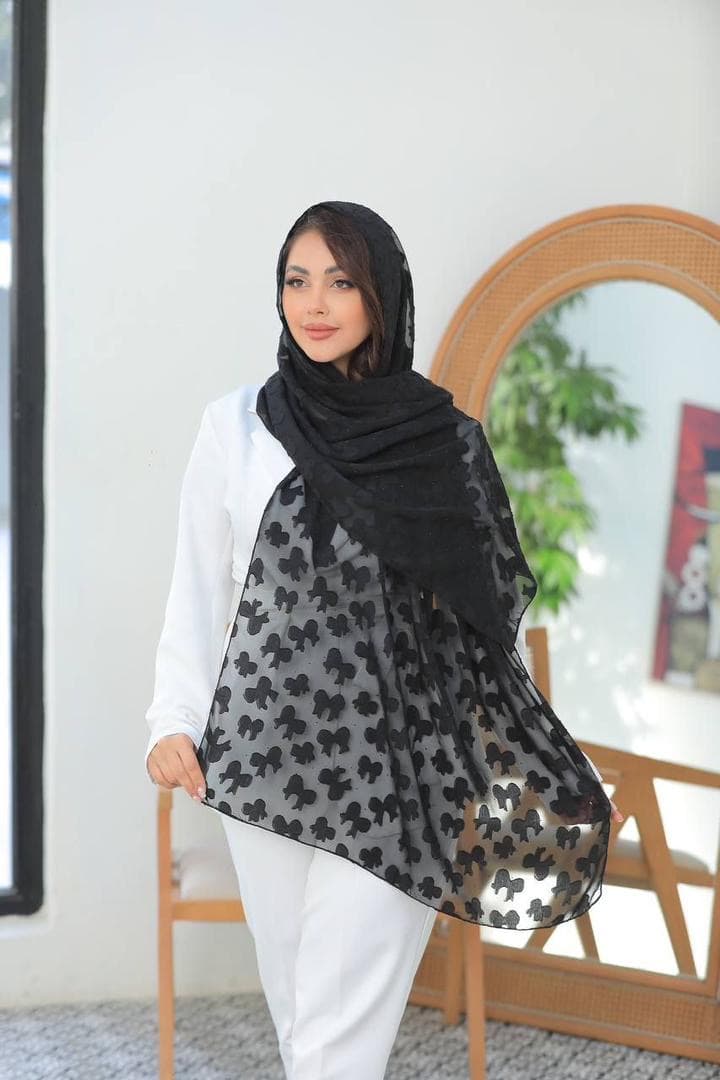 شال یاخما نگین دار کد ۰۱۶۰ — تصویر ۳