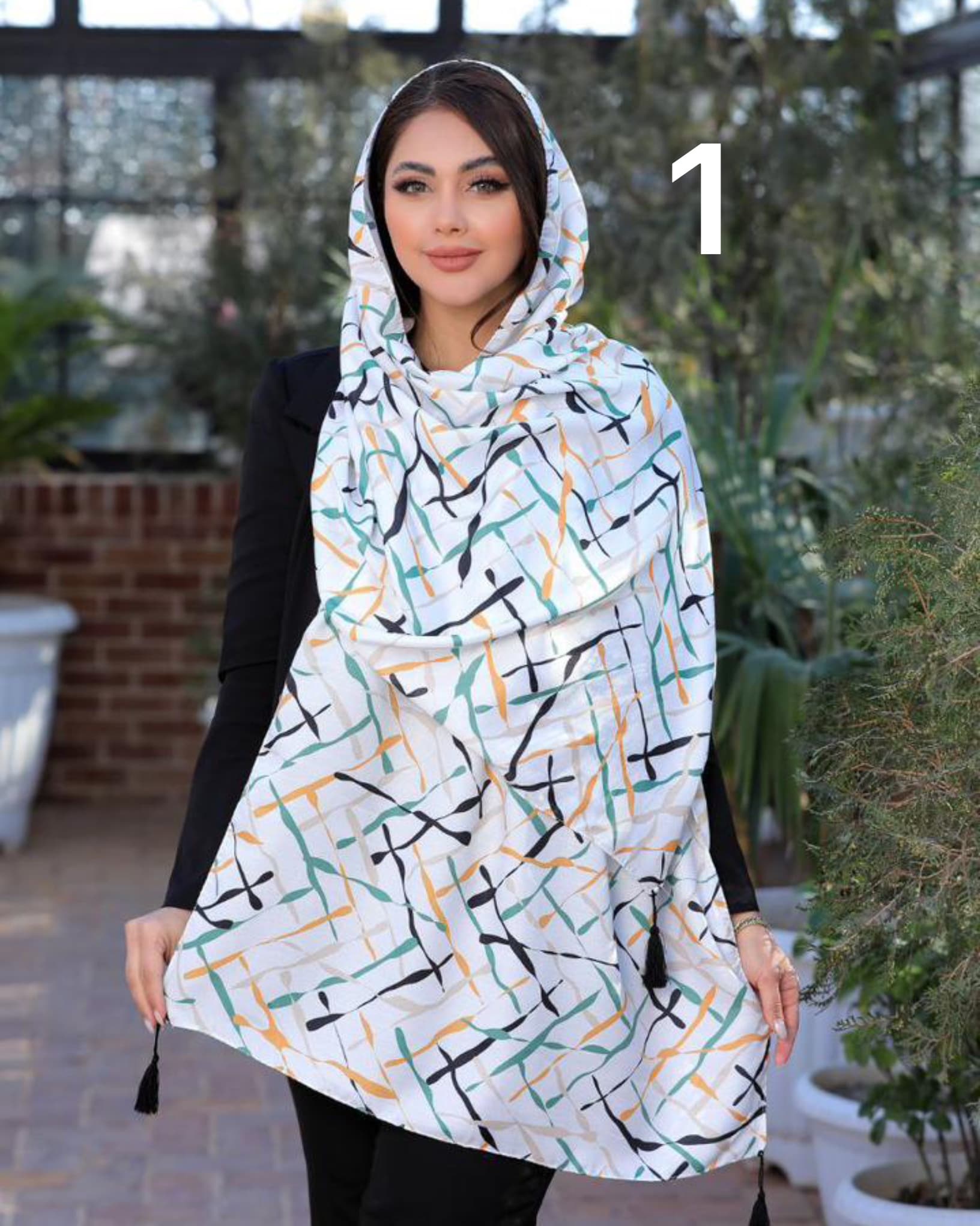شال منگولهدار کد 0159