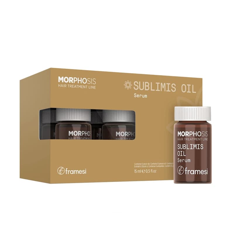 سرم مو فرامسی مدل Morphosis Sublimis Oil Serum کد A03519 حجم 15 میلی‌لیتر بسته 6 عددی — تصویر ۲