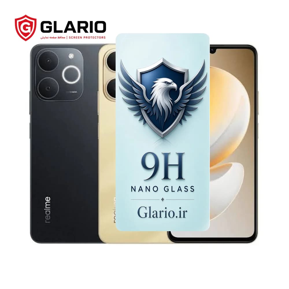 گلس نشکن نانو ریلمی Realme Narzo 80 Lite 5G | محافظ صفحه 9H Anti Shock