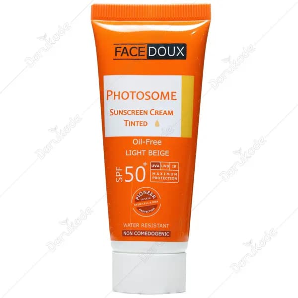 کرم ضد آفتاب رنگی فوتوزوم SPF50 (بژ روشن ) فیس دوکس
