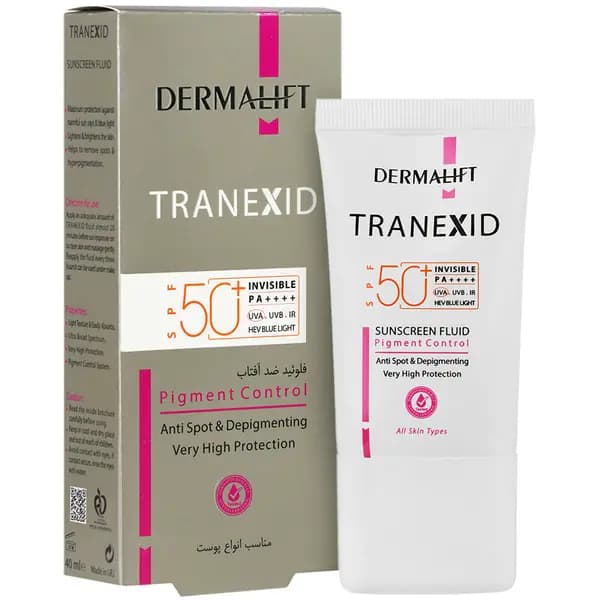 فلوئید ضدآفتاب ترنکسید SPF50 درمالیفت