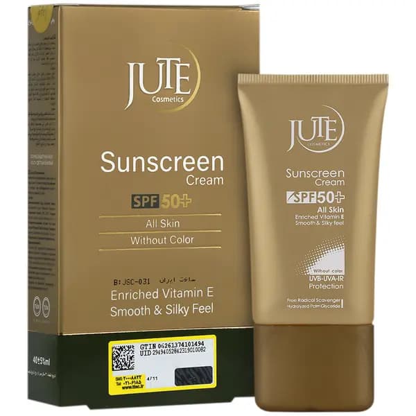 کرم ضدآفتاب ژوت SPF50 (بی رنگ)