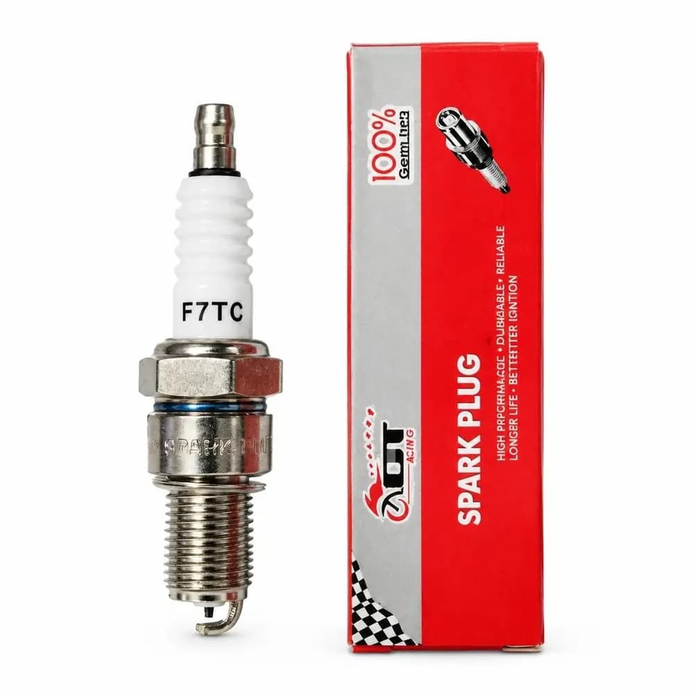 شمع موتور سیکلت پایه بلند AGT مدل F7TC – شمع سوزنی اصل مخصوص انجین‌های چهارزمانه