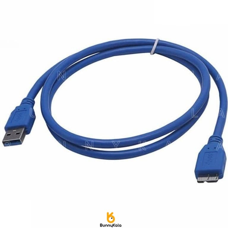 کابل هارد USB 3.0 به Micro USB-B کی نت مدل K-CUHD3006 طول 0.6 متر — تصویر ۲