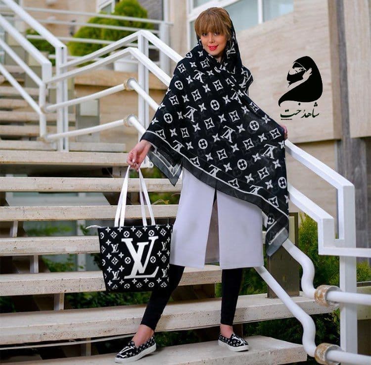ست کیف و روسری شاهدخت طرح لویی ویتون LV — تصویر ۴