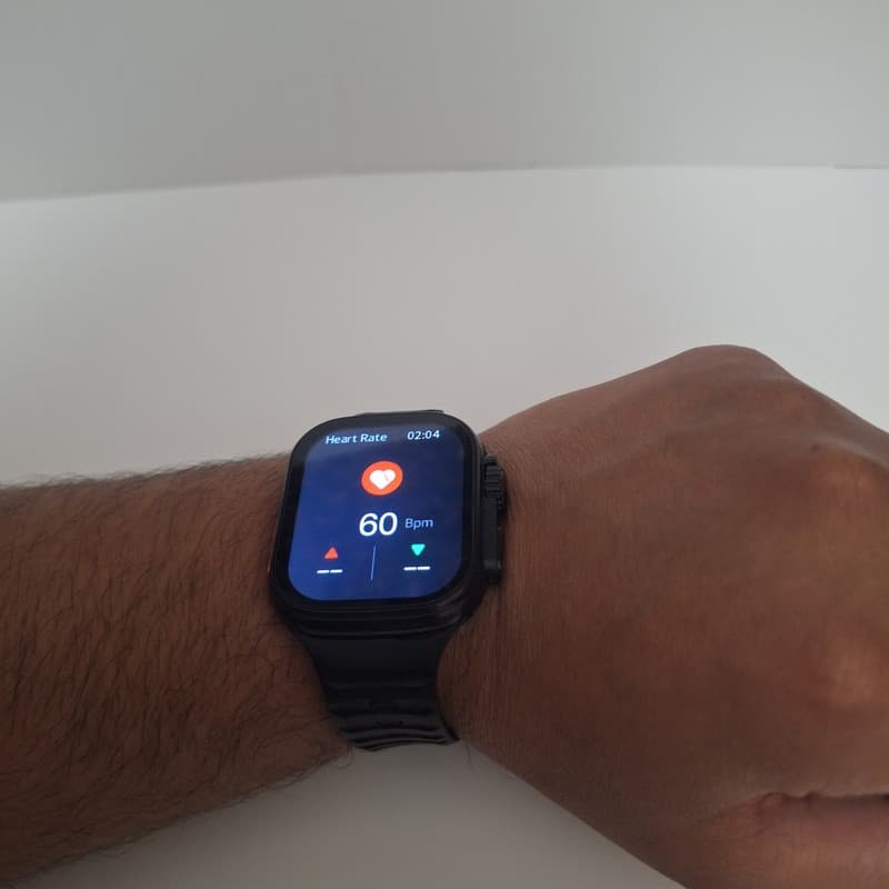 ساعت هوشمند 44 میلی متری کیکویر مدل KW95 ULTRA 3 با بند سیلیکونی به همراه هدفون بلوتوثی — تصویر ۱۰