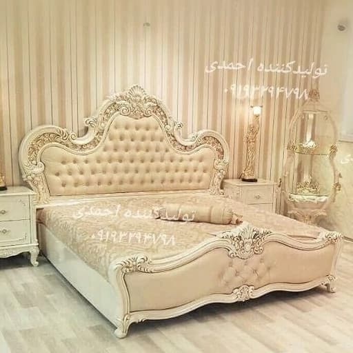 تخت خواب منبتی الیزابت مبلمان فرنا مدل 1145185