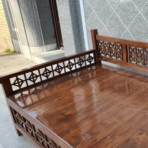 +تخت سنتی 2 در یک نیمکت سنتی صندلی سنتی مبلمان فرنا مدل 1145172