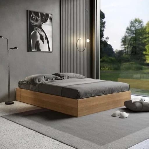 تختخواب دو نفره مدل Bed002 سایز 165 205 سانتیمتر مبلمان فرنا مدل 1145116