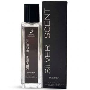 ادوپرفیوم مردانه الحمبرا مدل SILVER SCENT با رایحه چوبی حجم 35 میلی‌لیتر