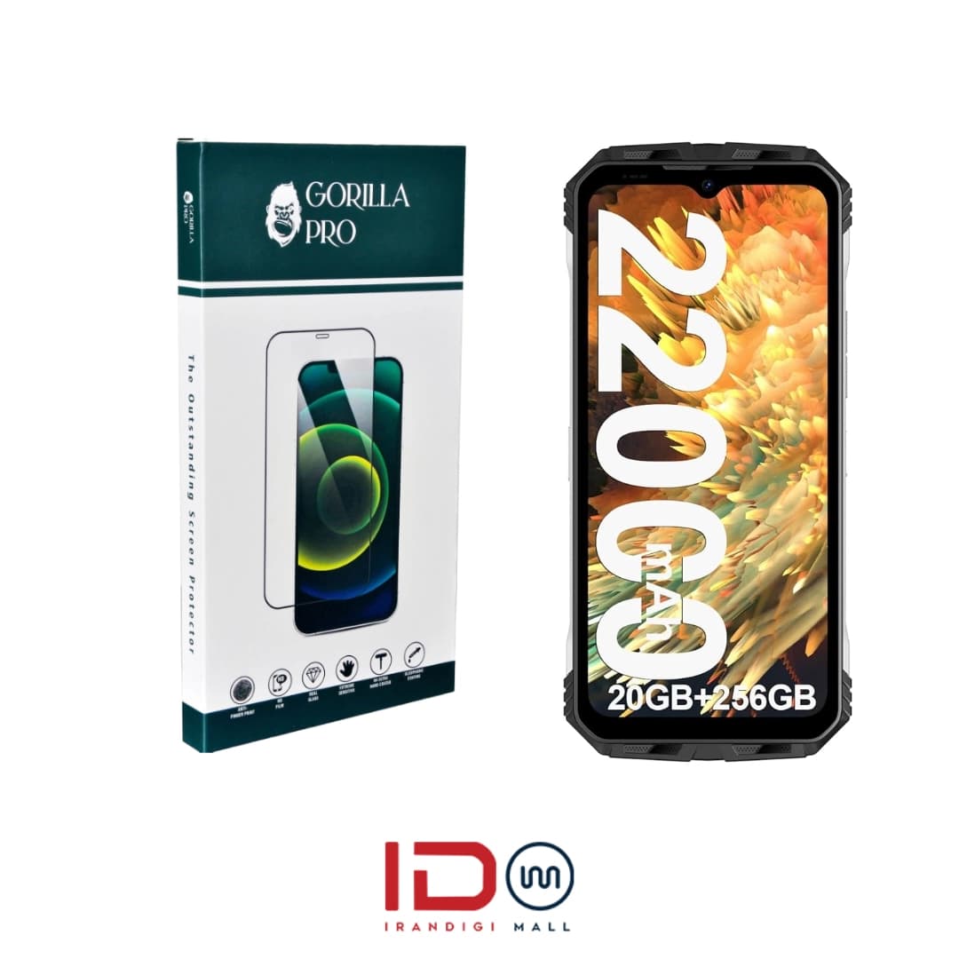 گلس و محافظ هیدروژلی (شفاف) بدنه و نمایشگر گوشی دوجی مدل Doogee S100 Pro