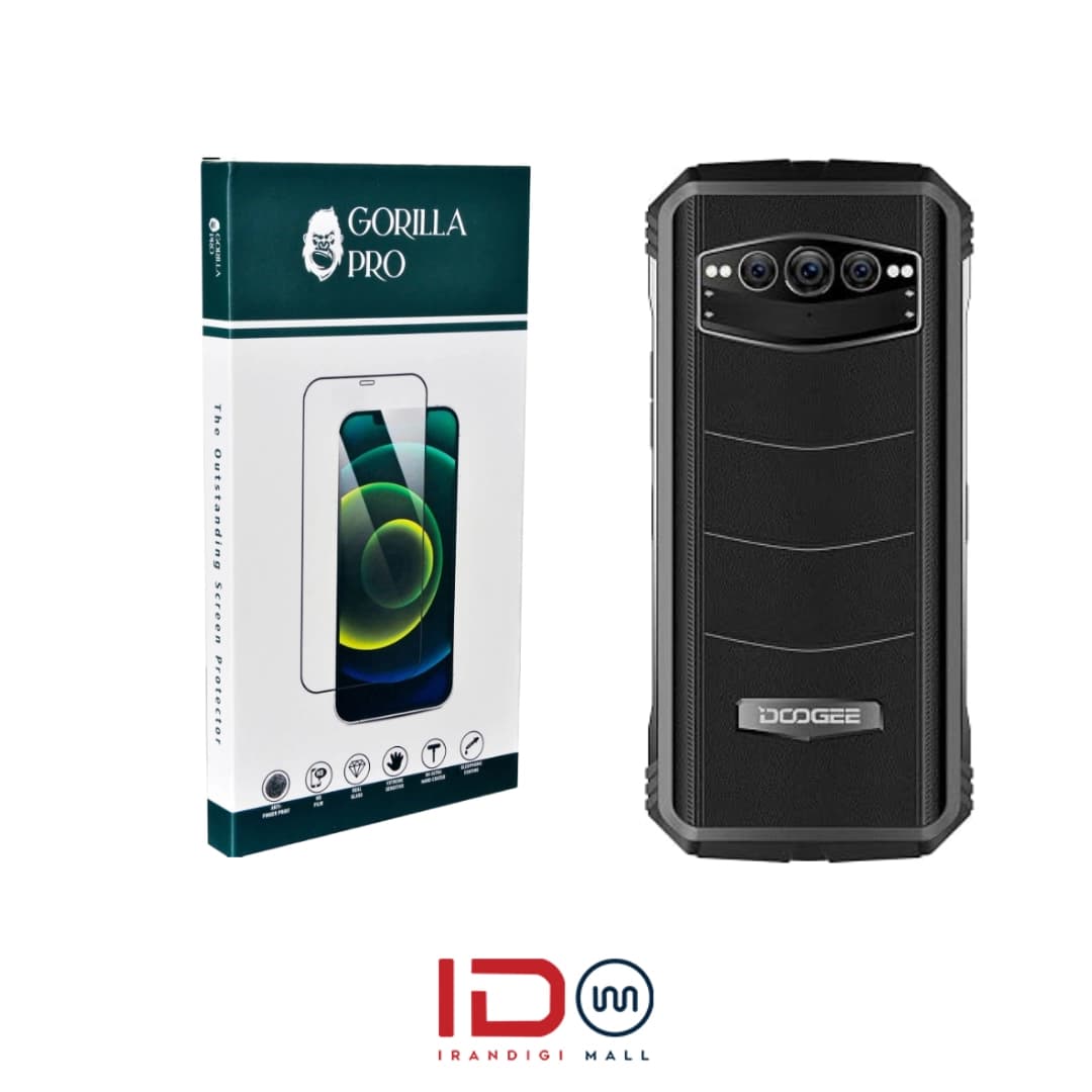 گلس و محافظ هیدروژلی (شفاف) بدنه گوشی دوجی مدل Doogee S100 Pro