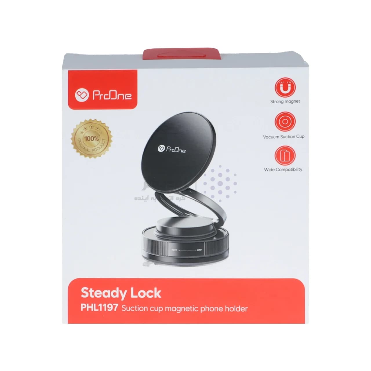 هولدر گوشی موبایل وکیومی مگنتی ProOne مدل Steady Lock PHL1197 – مشکی — تصویر ۶