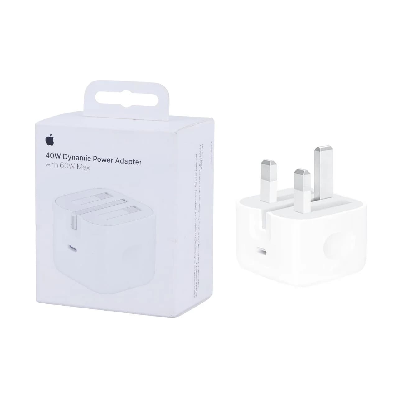شارژر دیواری سه پین Apple مدل MGTV4ZE/A A3353 40W With 60W Max – سفید – BSA