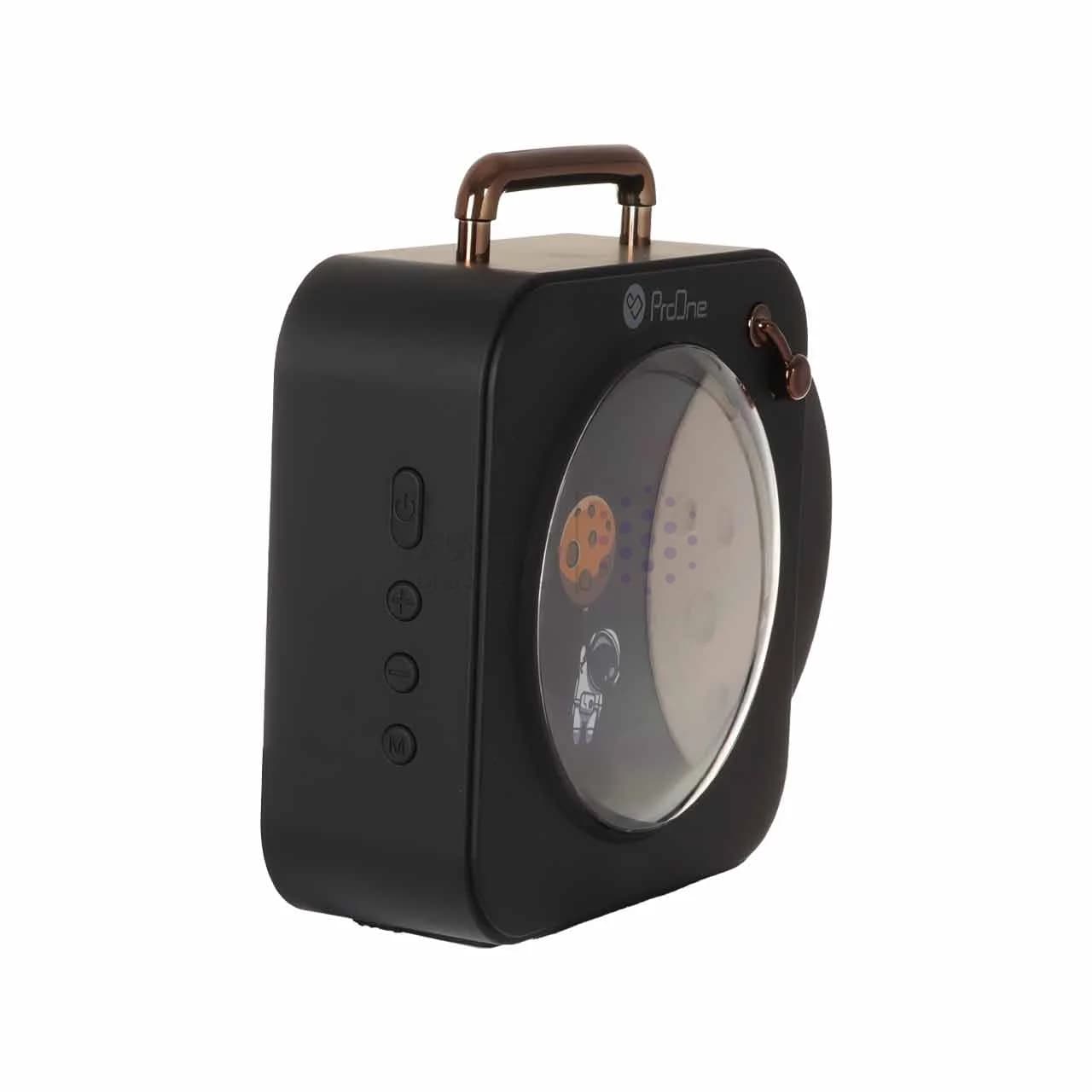 اسپیکر بی سیم شارژی 8 وات ProOne مدل SKY series PSB4809 – مشکی (قابلیت چراغ خواب) — تصویر ۴