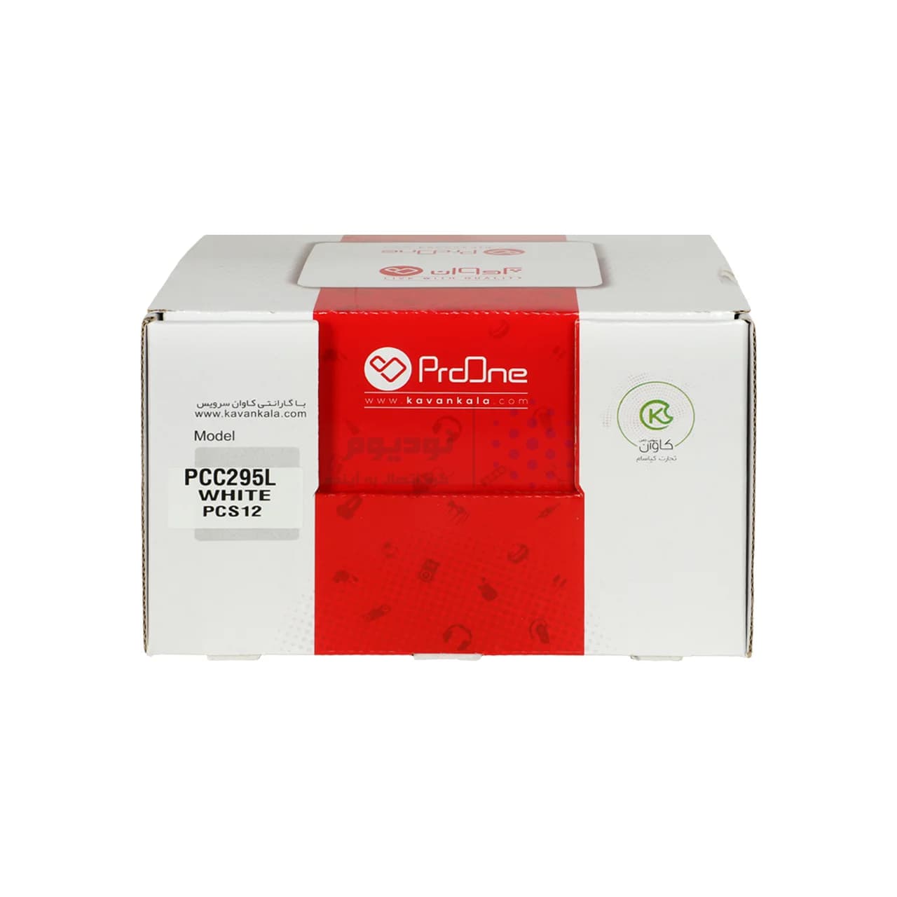 کابل شارژ و دیتا فست آیفون ProOne مدل PCC295L – سفید (بسته 12 عددی) — تصویر ۲