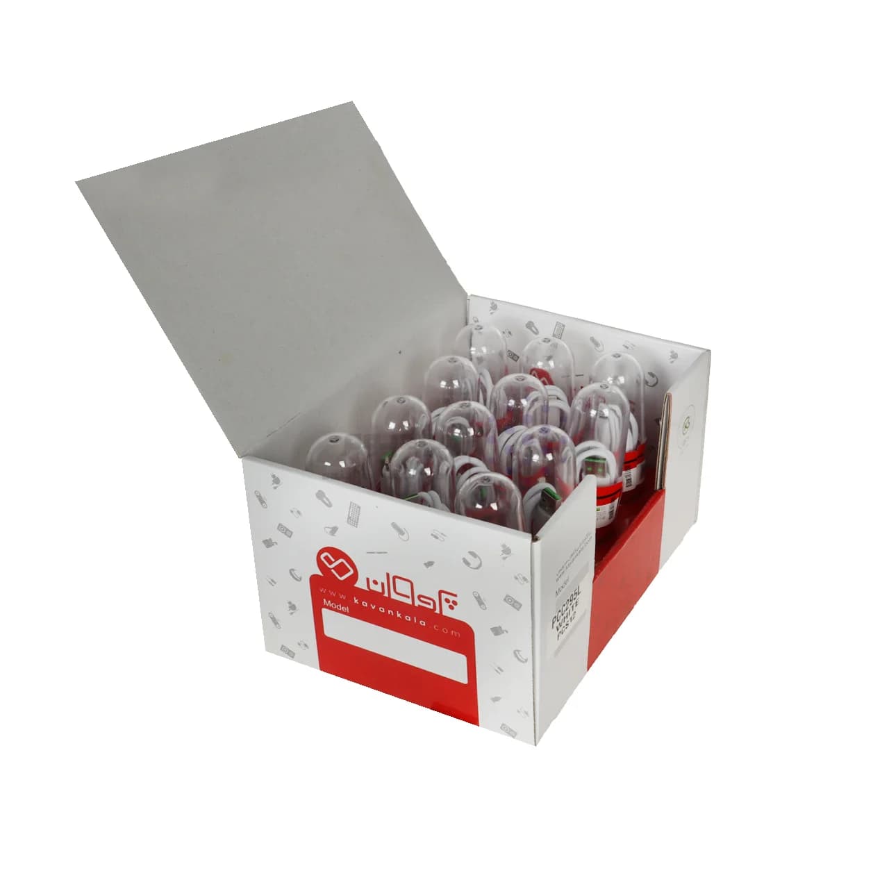 کابل شارژ و دیتا فست آیفون ProOne مدل PCC295L – سفید (بسته 12 عددی) — تصویر ۳