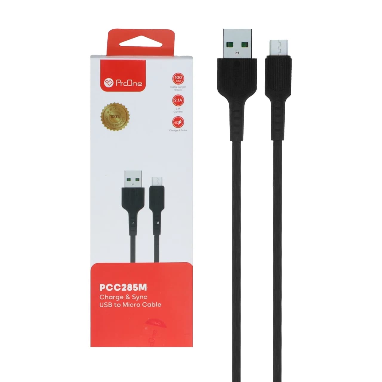 کابل شارژ فست اندروید ProOne مدل PCC285M – مشکی
