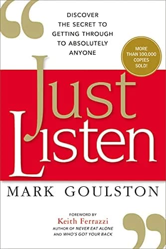 و دانلود نسخه کامل کتاب زبان اصلی Just Listen: Discover the Secret to Getting Through to Absolutely Anyone Kindle Edition | دانلود کتاب خارجی